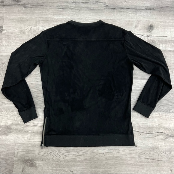 SIMONS Suede Crewneck Sweater - Picture 5 of 6